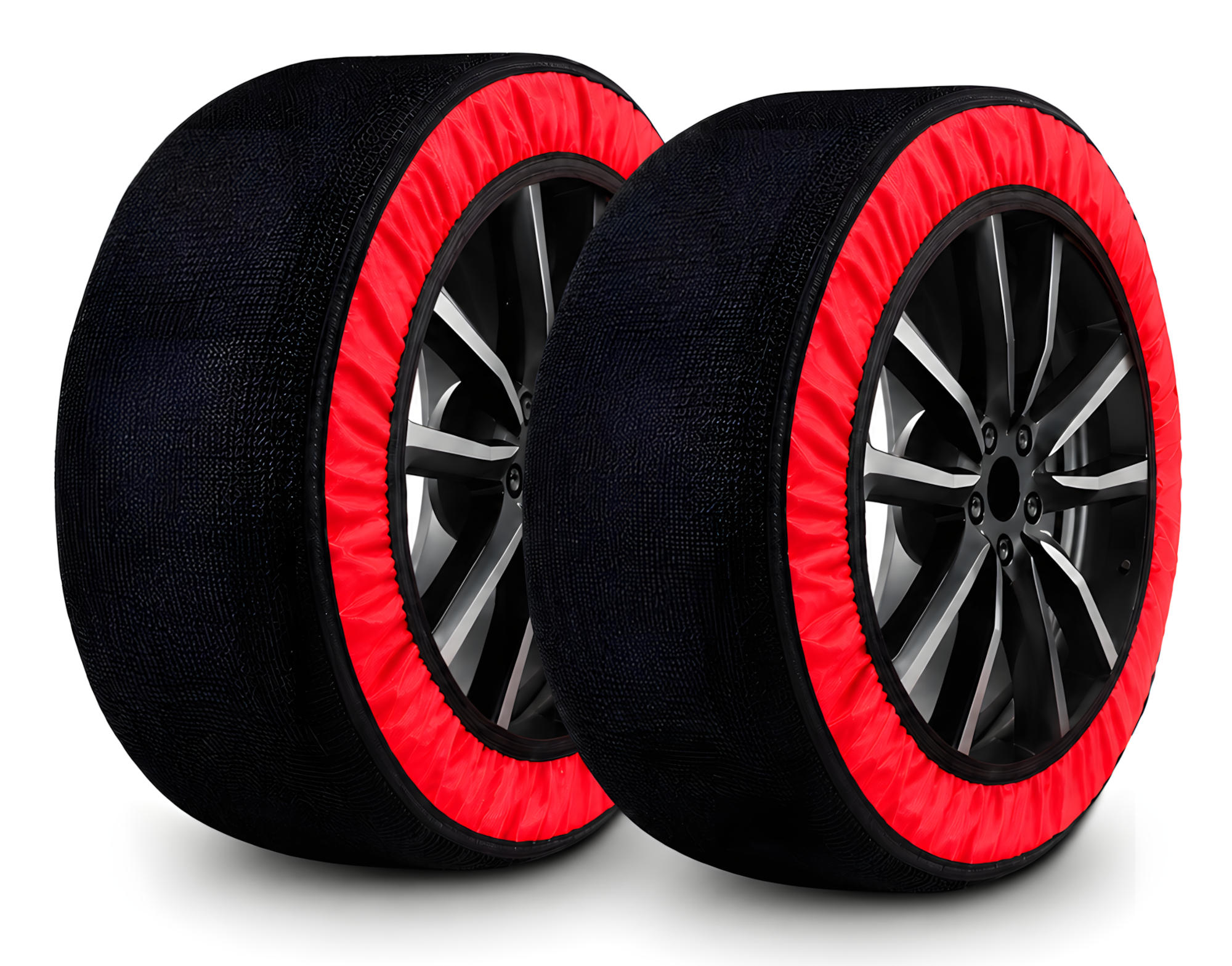 Snehové reťaze na pneumatiky CAR SNOW TIRE CHAIN XL, 14"-21", textilné, 2 ks