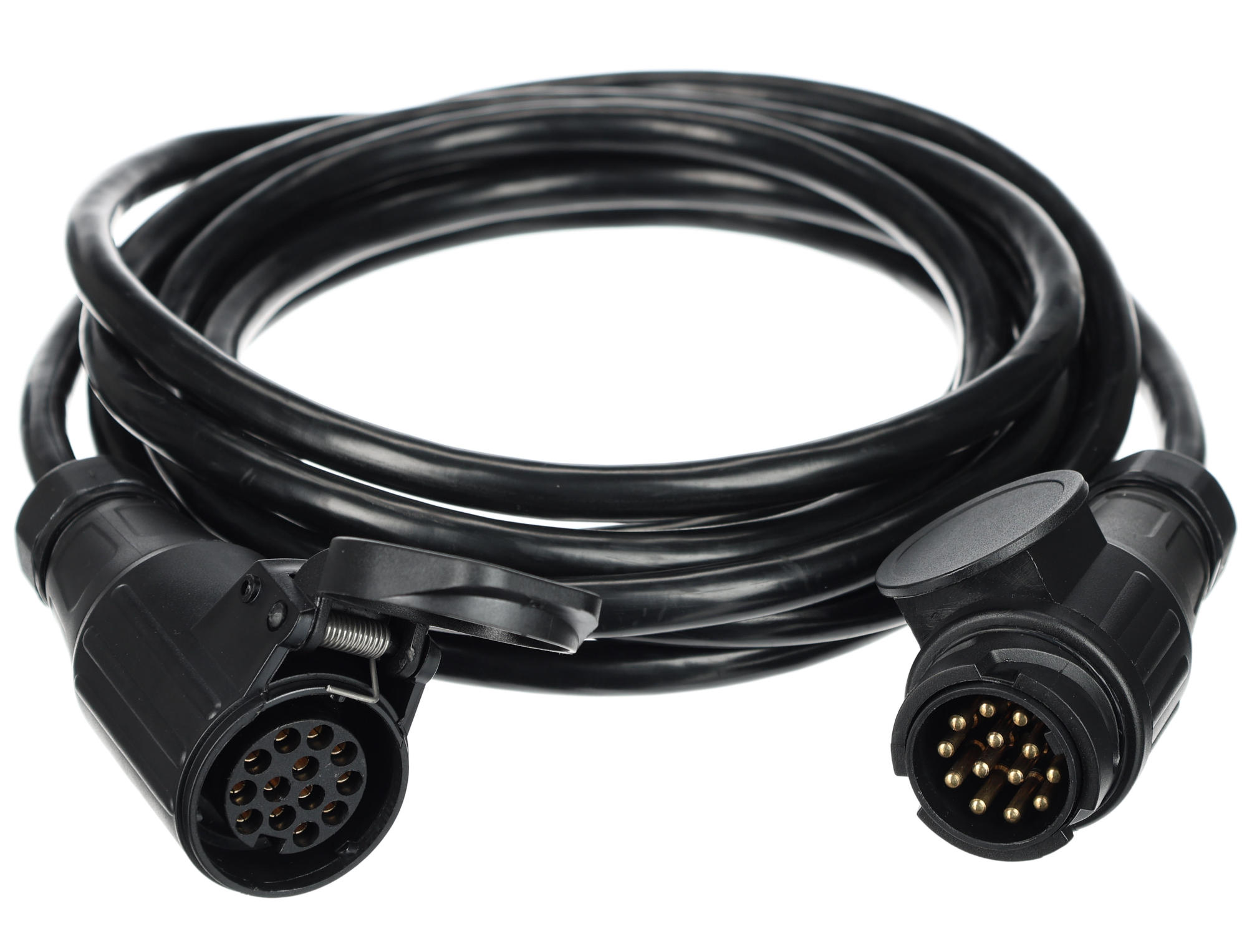 Predĺžovací 13pinový kábel - závesná zásuvka + zástrčka TRAILER CABLE 8, 12V, 5m