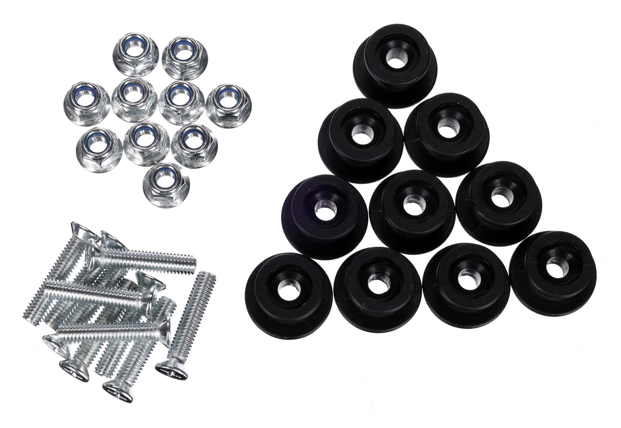 Sada háčikov so skrutkami na upevnenie siete/plachty na vozík TRAILER HOOK SET 2, 10 ks