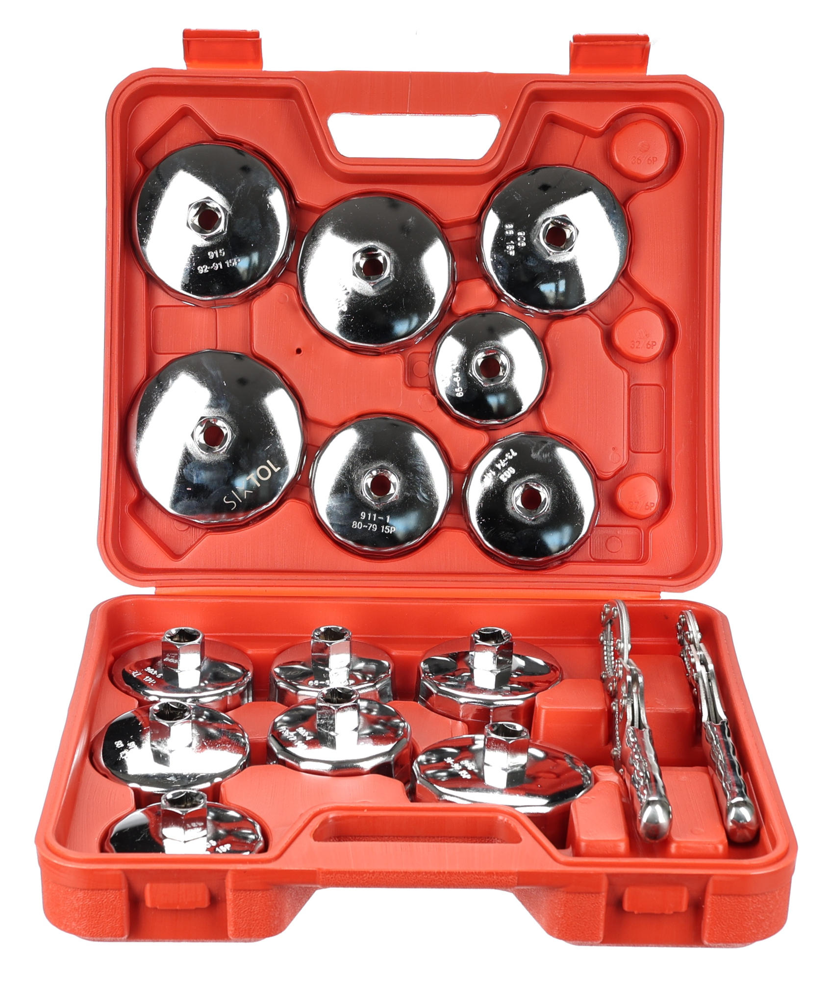 Sada kalíškových kľúčov na olejové filtre MECHANIC OIL WRENCH 16, 16 ks