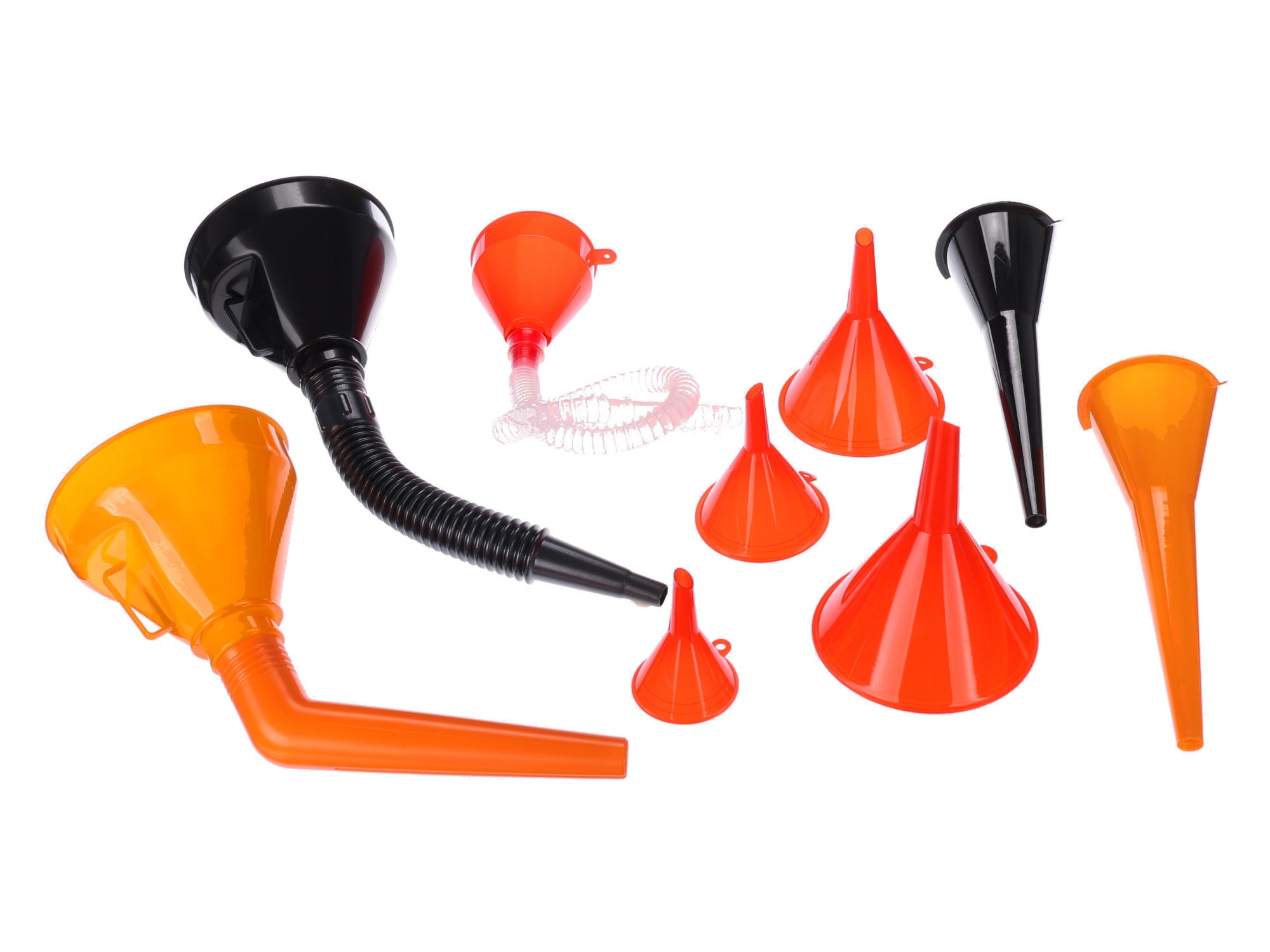 Sada lievikov na dolievanie kvapalín MECHANIC FUNNEL SET 3, 9 ks