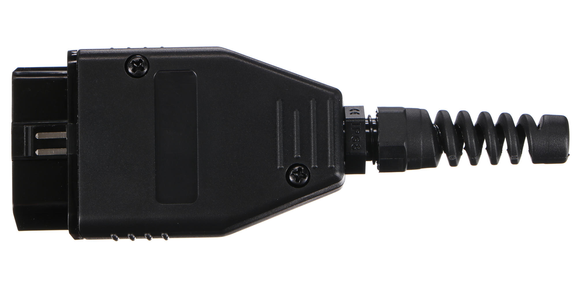 Zástrčka OBD-II s 16 pinmi pre montáž vlastného kábla MECHANIC CABLE 29, čierna