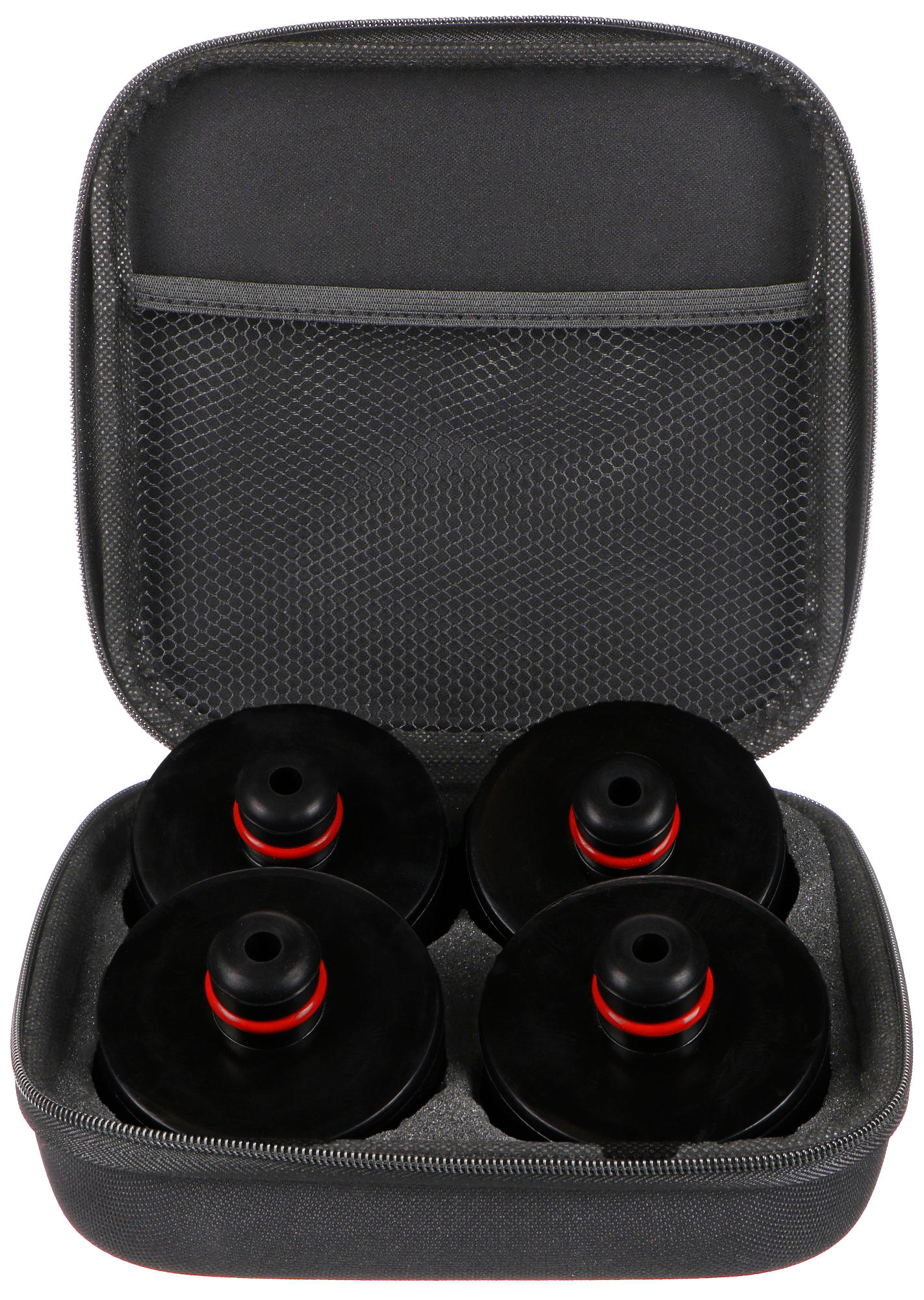 Sada gumových podložiek pre hever JACK PAD SET 4T pre vozidlá Tesla, stopka 24 mm, 4 ks
