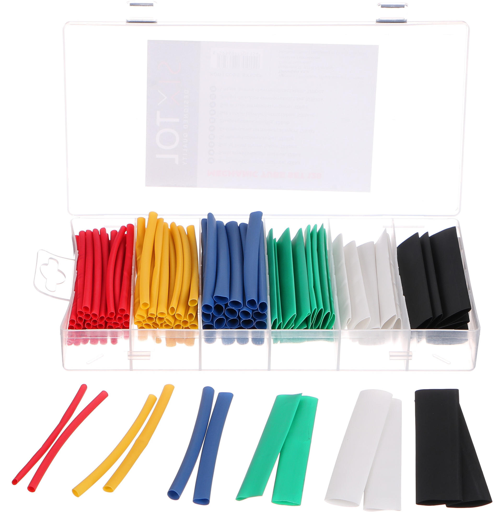 Sada zmršťovacích bužíriek MECHANIC TUBE SET 128, 128 ks