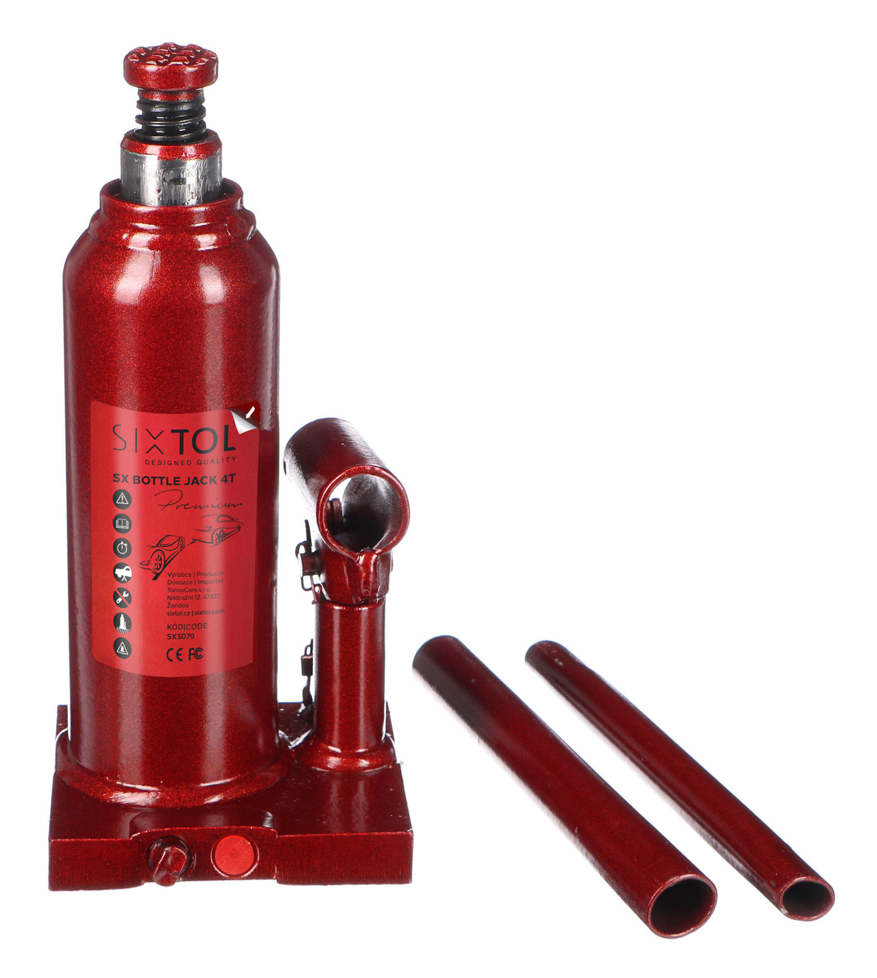 Hydraulický zdvihák panenka SX BOTTLE JACK PREMIUM 4T