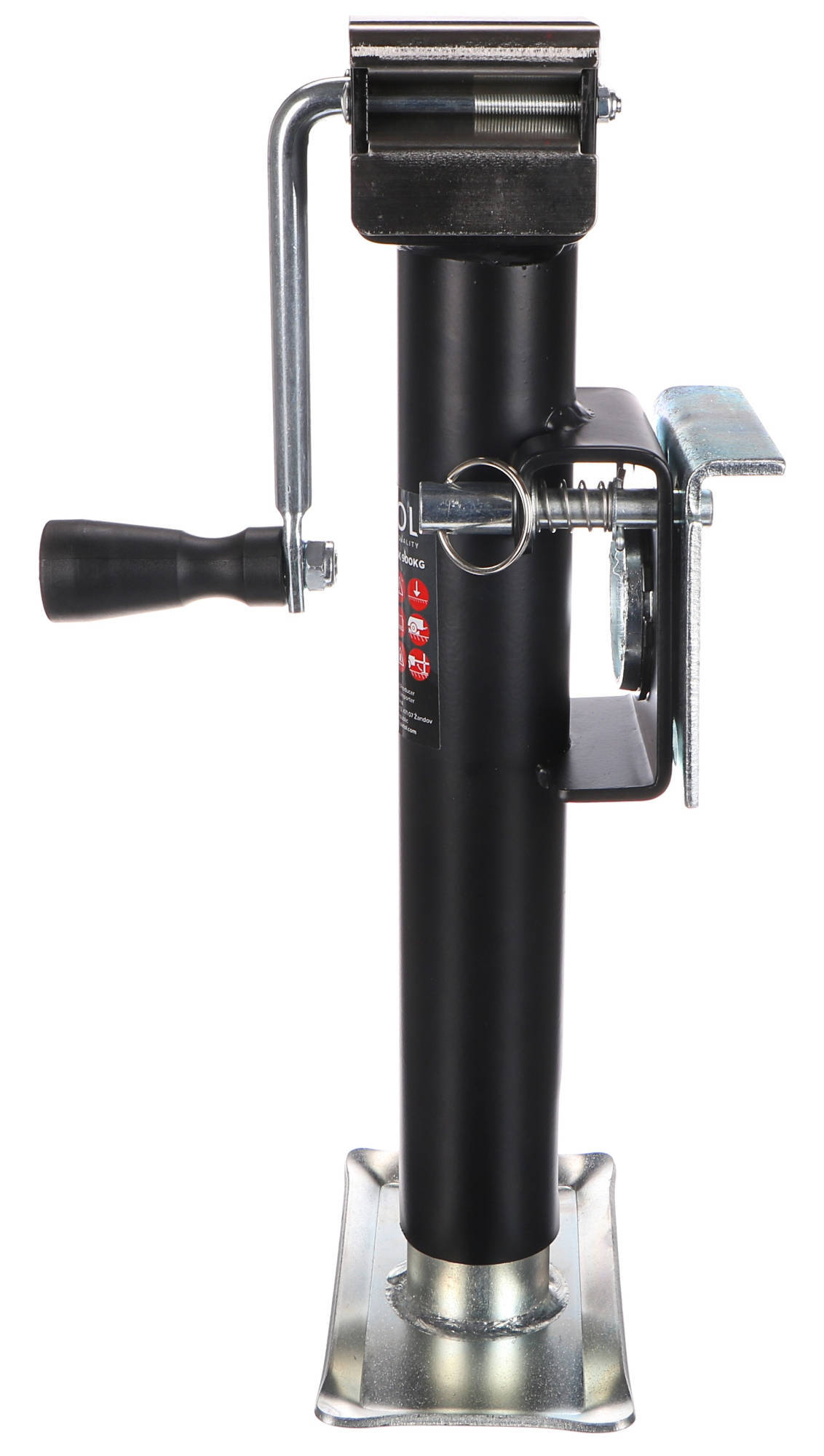 Zdvihák prívesu SX TRAILER JACK 900 kg, zváraný, plochý