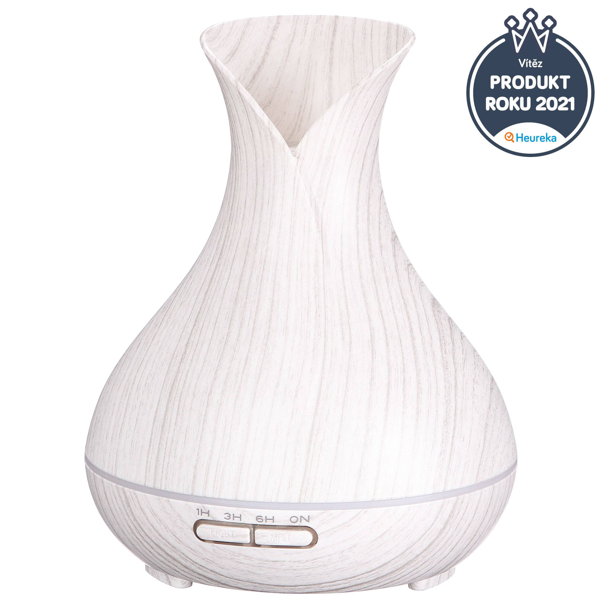 Aroma difuzér Vulcan biele drevo 350 ml