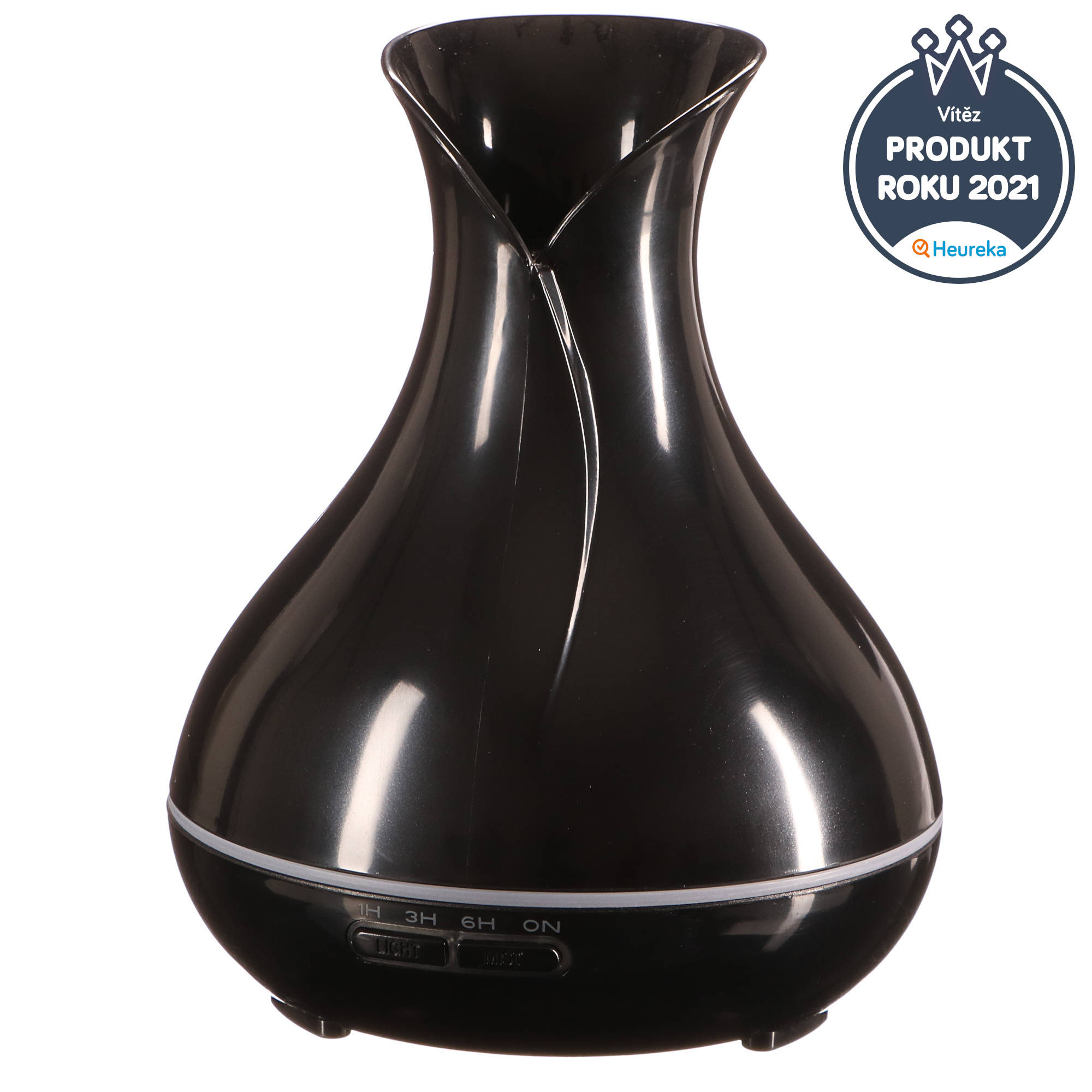Aroma difuzér Vulcan čierny lesk 350 ml