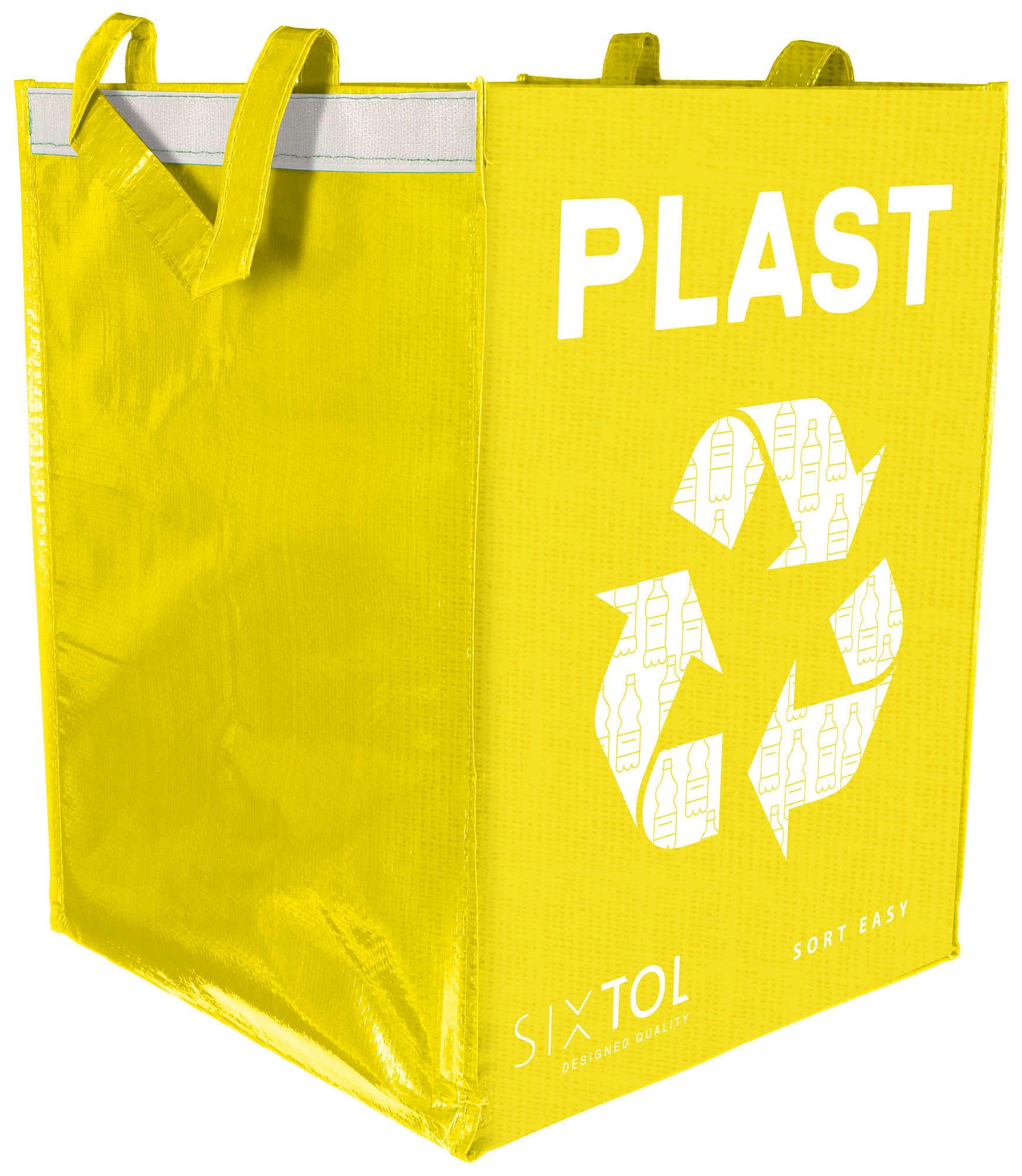 Taška na triedený odpad SORT EASY PLASTIC, 30x30x4