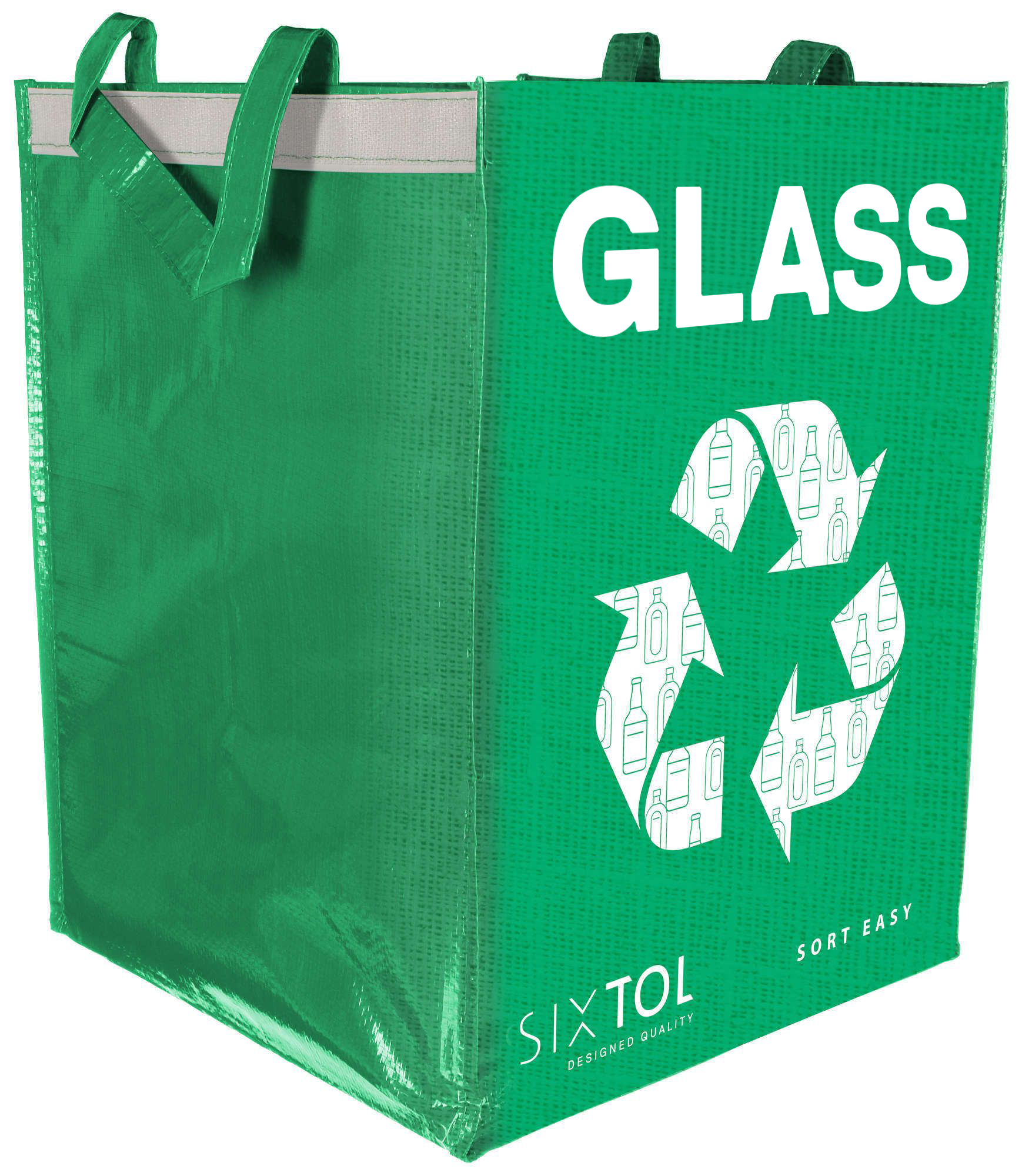 Taška na triedený odpad SORT EASY GLASS EN, 30x30x40cm, 36l