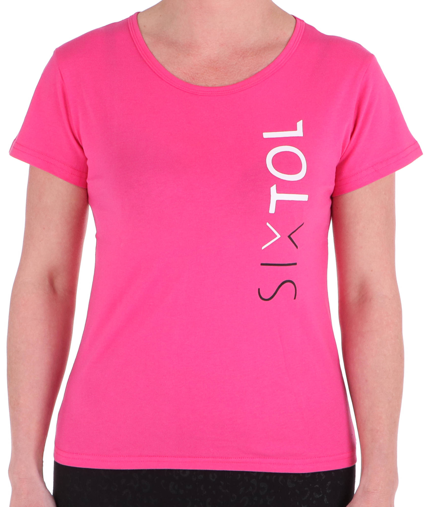 Dámske tričko T-SHIRT, ružová, veľkosť M, 100% bavlna
