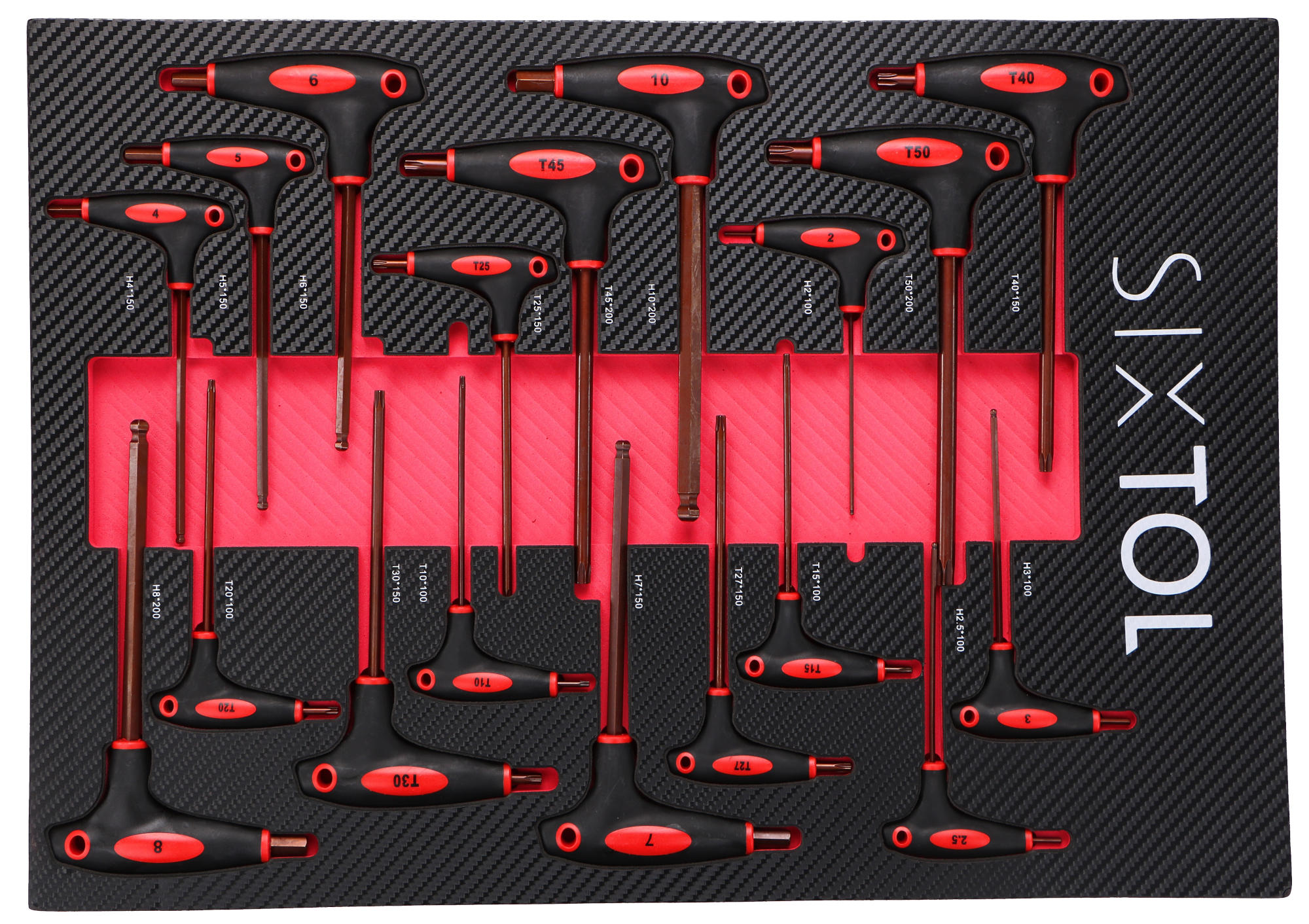 Modul s náradím do dielenského vozíka MECHANIC TOOL TRAY 5, 18 ks