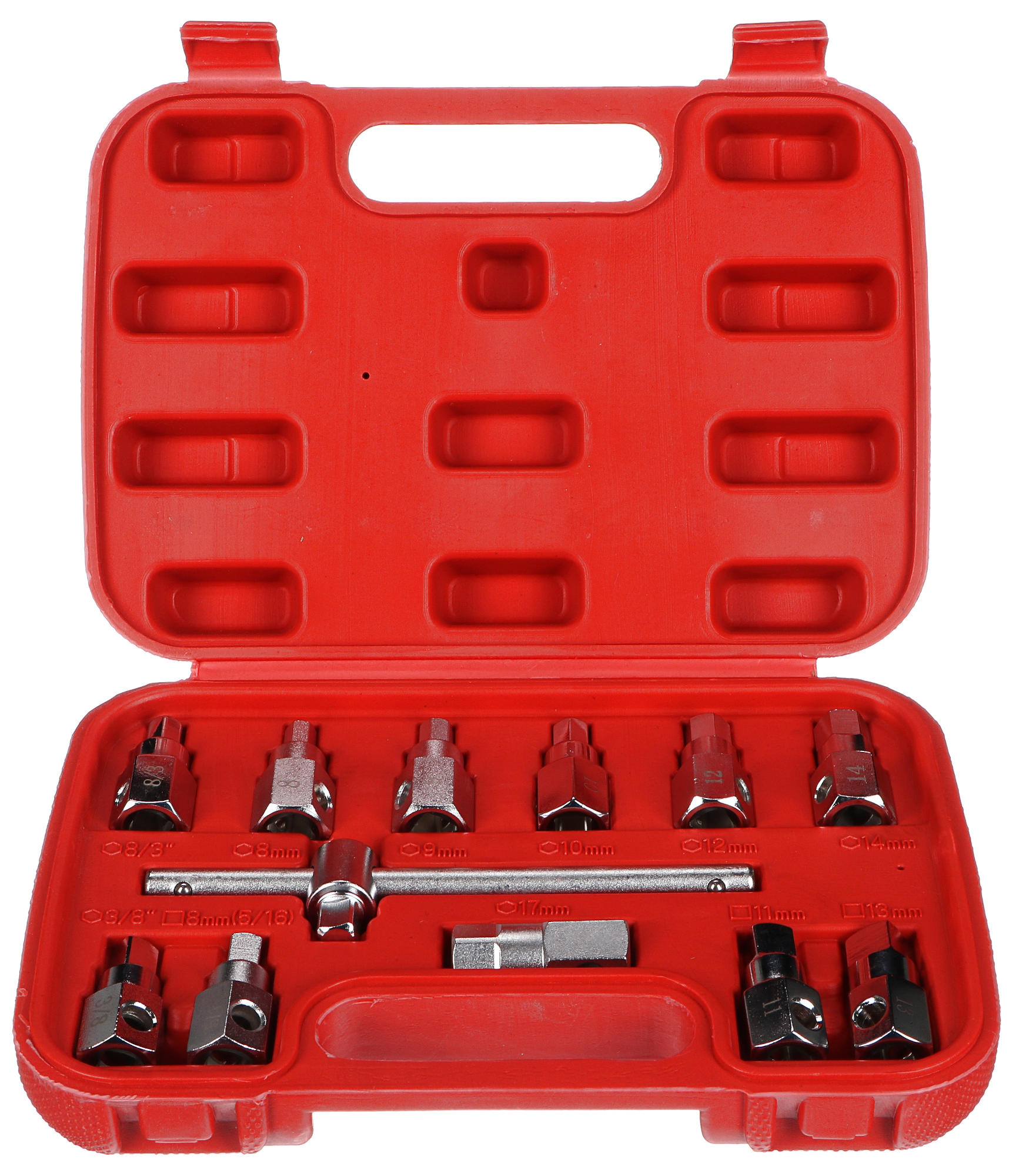 Sada na vypúšťanie oleja MECHANIC OIL DRAIN SET 12, Hex + štvorhran, 12ks
